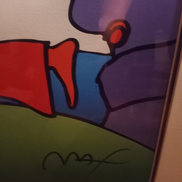 The Artist-one and only Peter Max presents " Cosmic Runner" - Picture 6 of 9